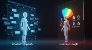 ChatGPT vs. Gemini O Duelo de Gigantes da Inteligência Artificial em 2025